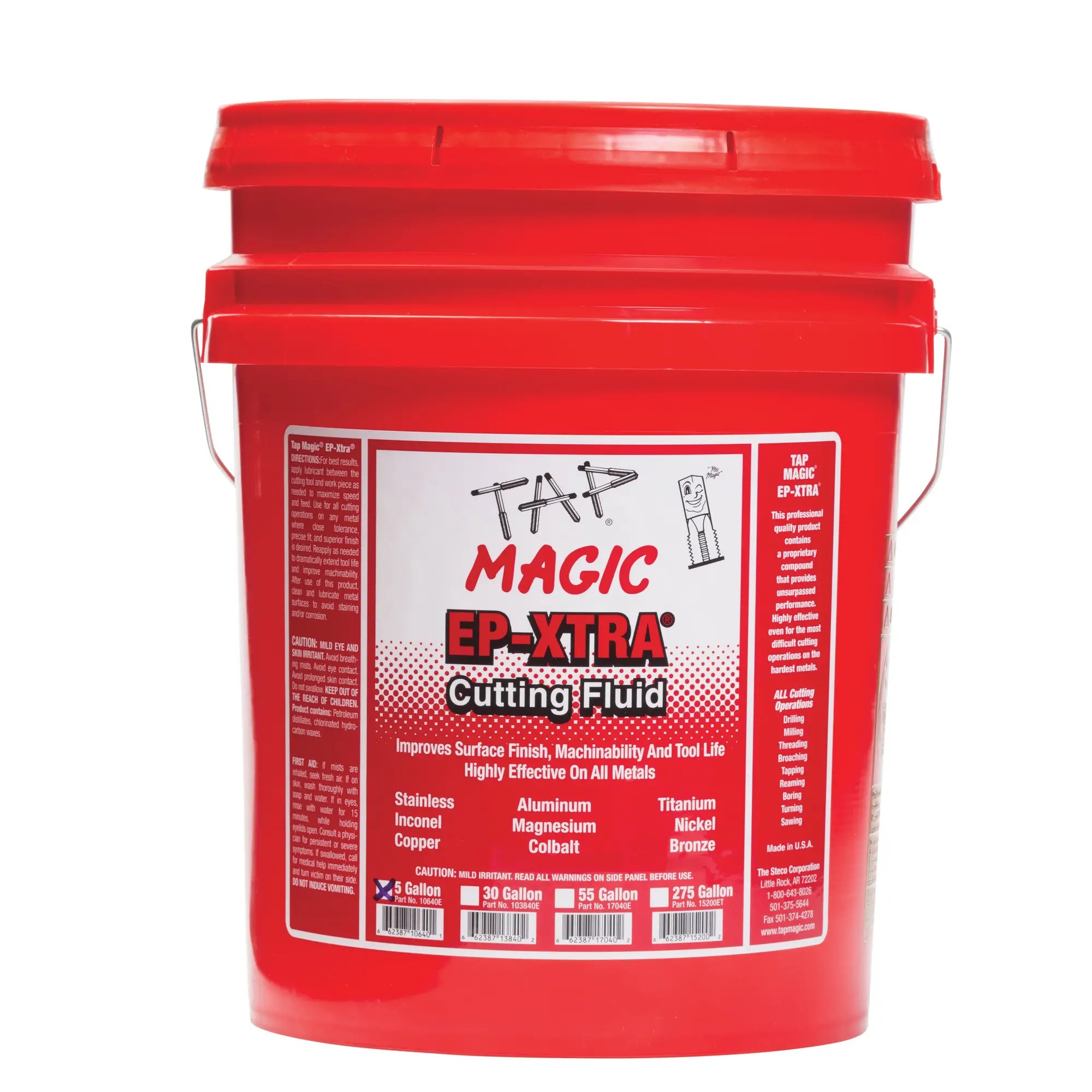 Picture of Tap Magic 10640E Fluid With Ep-Xtra, 5 Gallon, Yellow Haz58 Ni-4